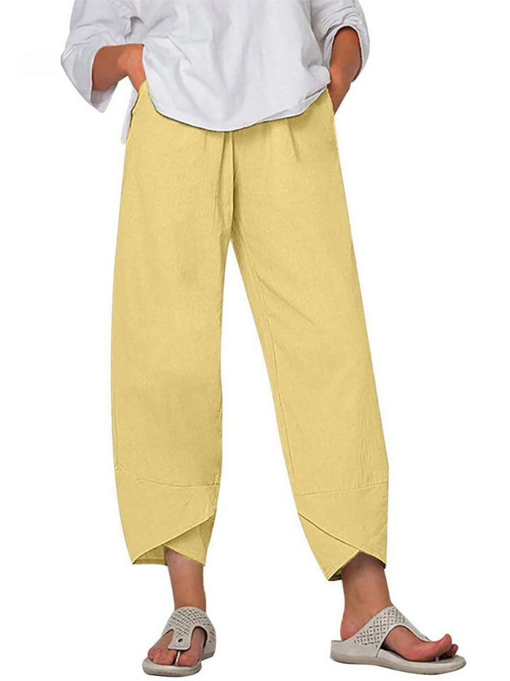 Women's Solid Color Loose Elegant Casual Simple Pants
