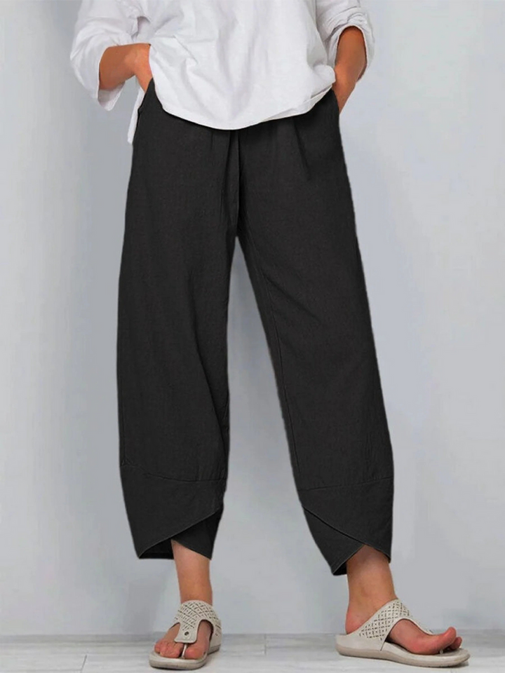 Women's Solid Color Loose Elegant Casual Simple Pants