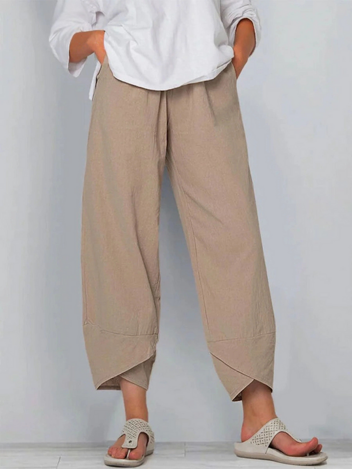 Women's Solid Color Loose Elegant Casual Simple Pants