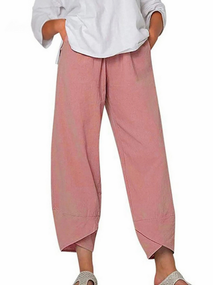 Women's Solid Color Loose Elegant Casual Simple Pants