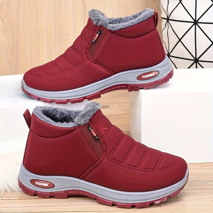 Victoria | Warm & Cosy Winter Slip-On Boots