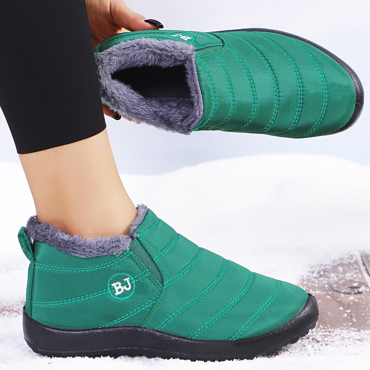 Victoria | Warm Winter Slip-On Boots