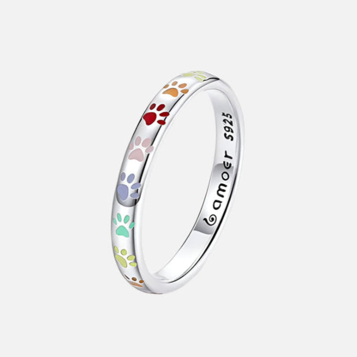 Paw Print - Heartfelt Sterling Silver Ring