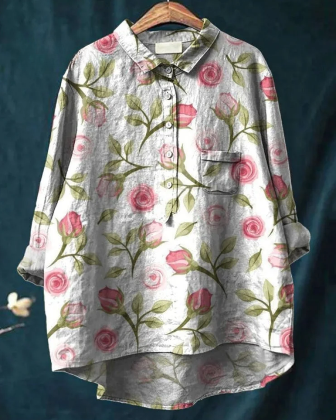 Jenny | Stylish Floral Button-Down Shirt