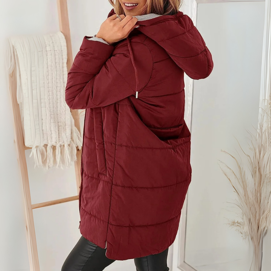 Ainsley | Casual Hooded Puffer Down Jacket