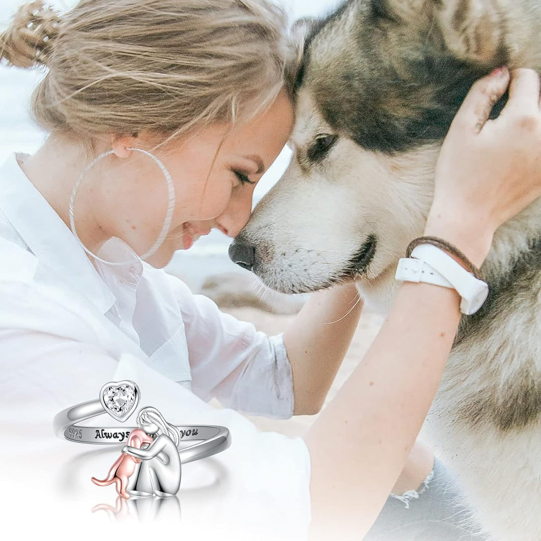 Heartfelt - Adjustable Dog Love Ring
