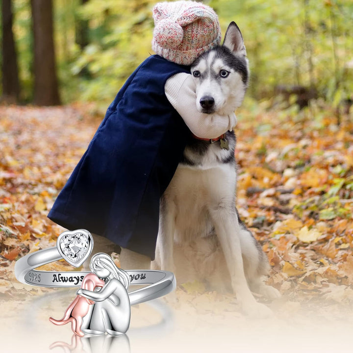 Heartfelt - Adjustable Dog Love Ring