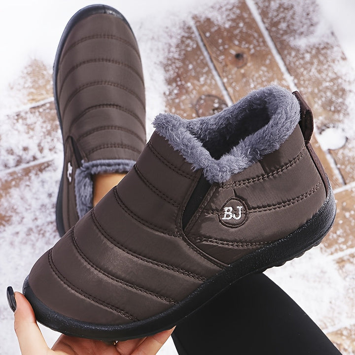 Victoria | Warm Winter Slip-On Boots
