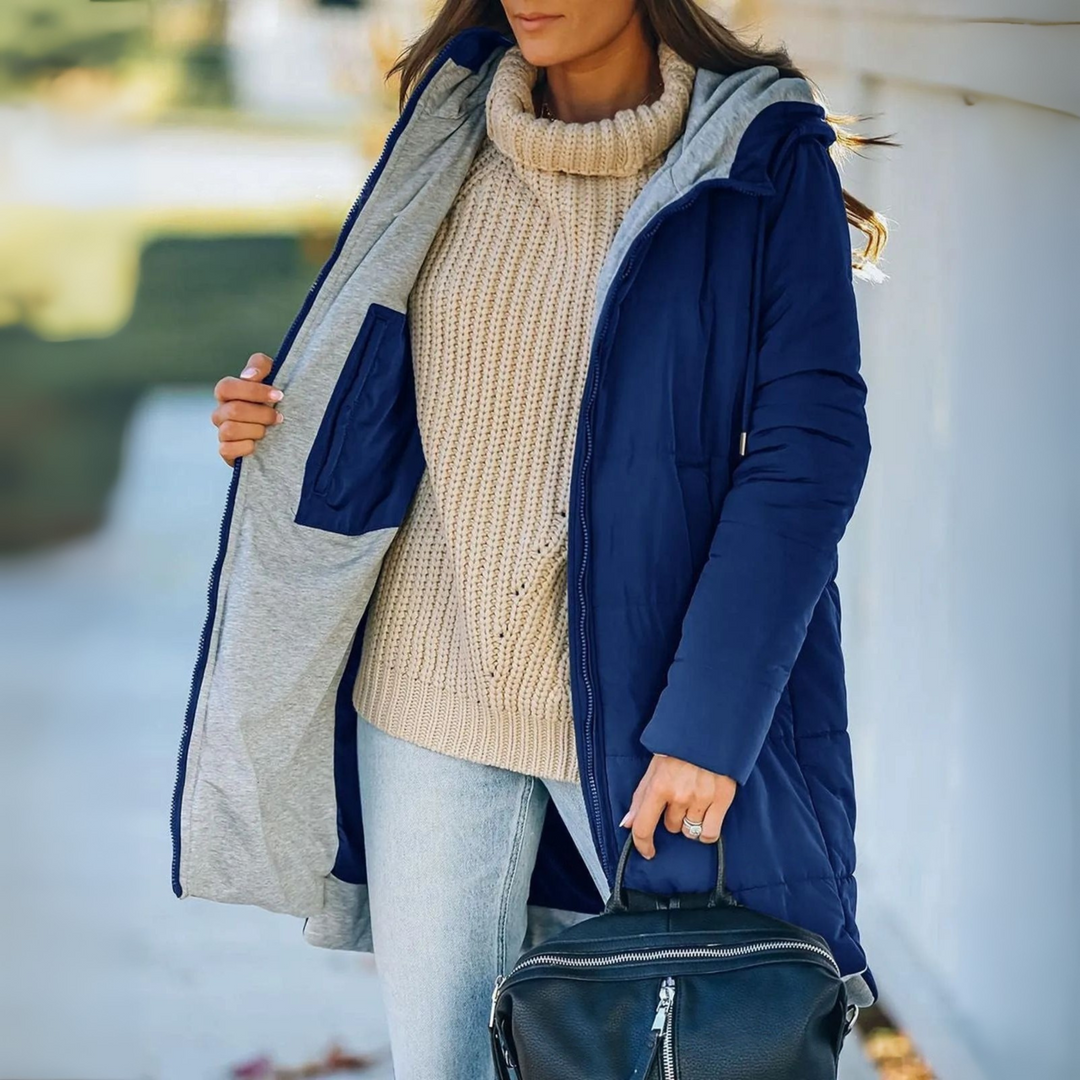 Ainsley | Casual Hooded Puffer Down Jacket