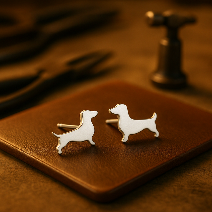 Dachshund - Charming Minimalist Earrings