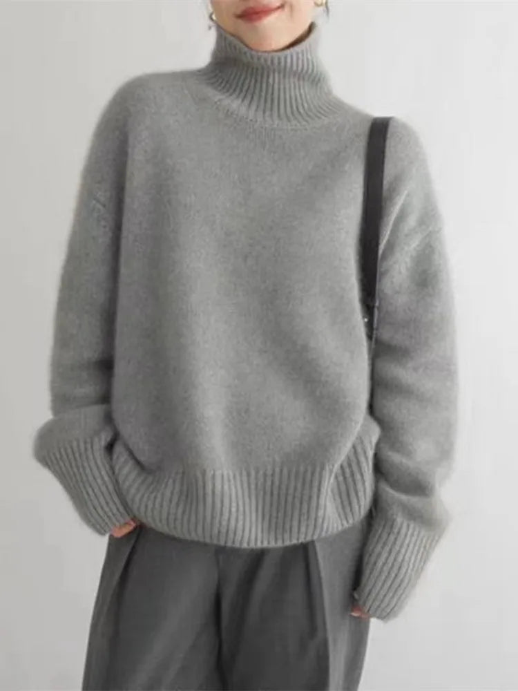 Emma - High Collar Cashmere