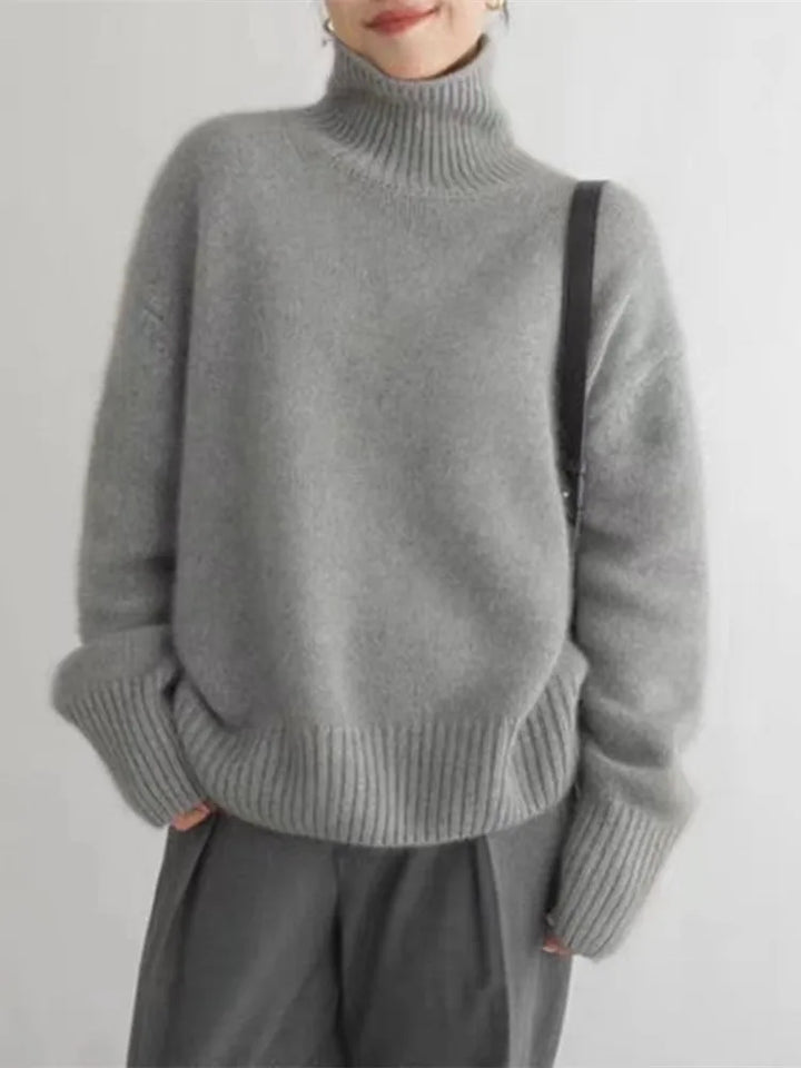 Emma - High Collar Cashmere
