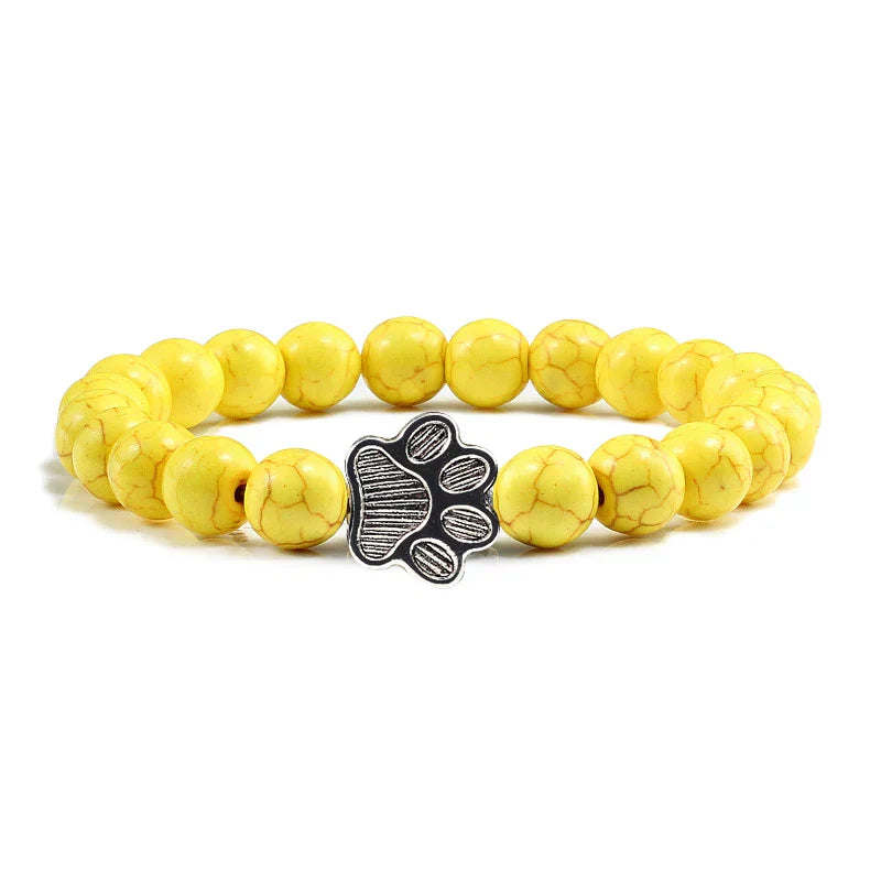 Paw Print - Handcrafted Crystal Bracelet