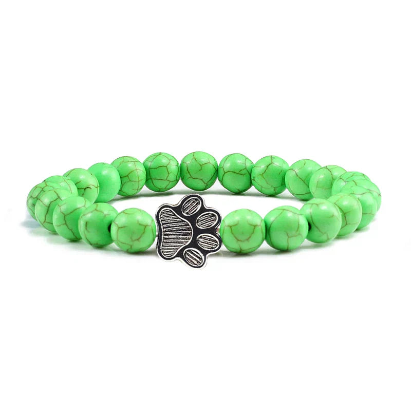 Paw Print - Handcrafted Crystal Bracelet