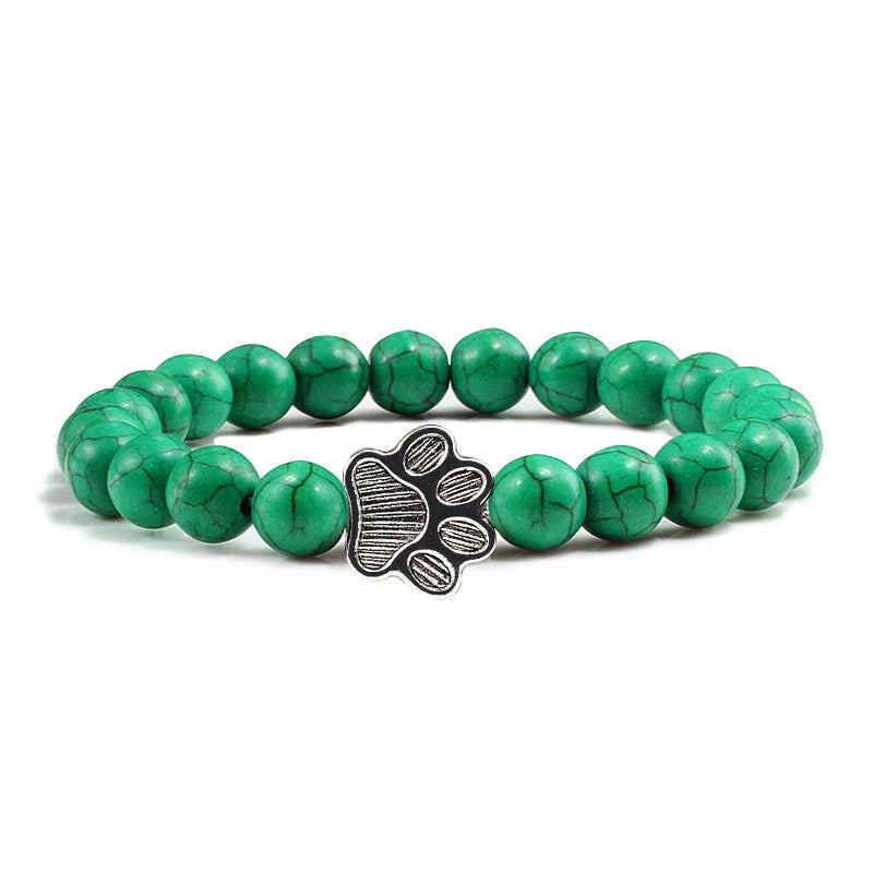 Paw Print - Handcrafted Crystal Bracelet