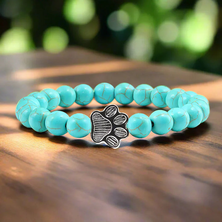 Paw Print - Handcrafted Crystal Bracelet