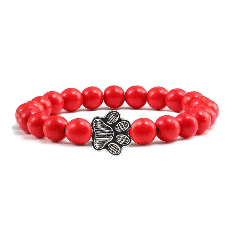 Paw Print - Handcrafted Crystal Bracelet