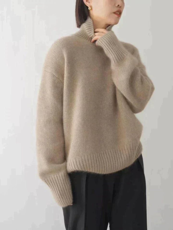 Emma - High Collar Cashmere