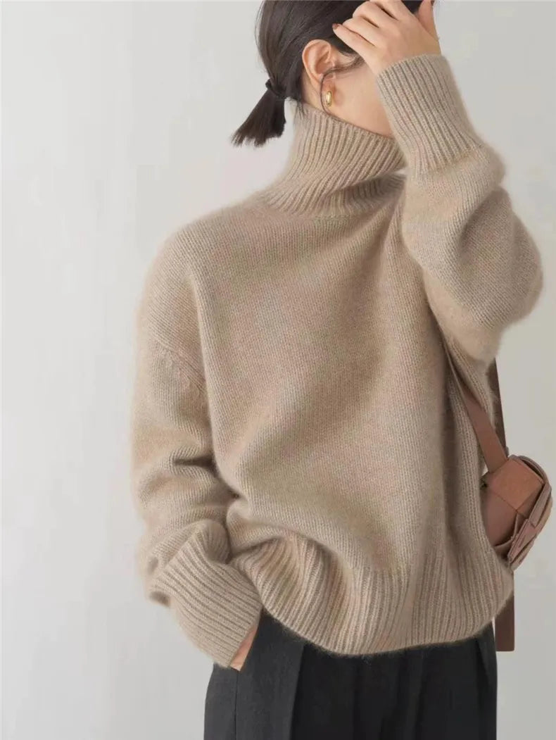 Emma - High Collar Cashmere