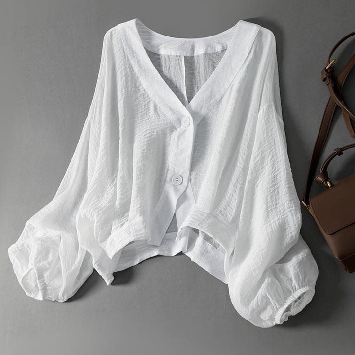 ELLA LINEN BLOUSE