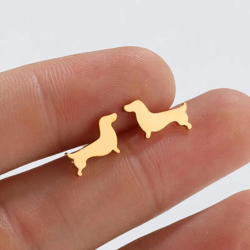 Dachshund - Charming Minimalist Earrings