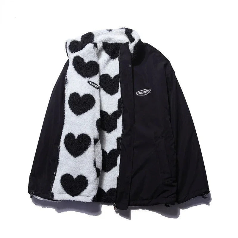 Cozy Heart Fleece Jacket