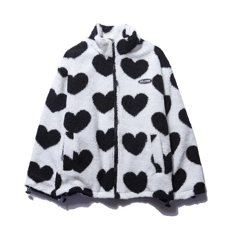 Cozy Heart Fleece Jacket
