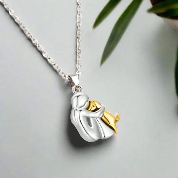 Hug - Heartfelt Dog Pendant Necklace