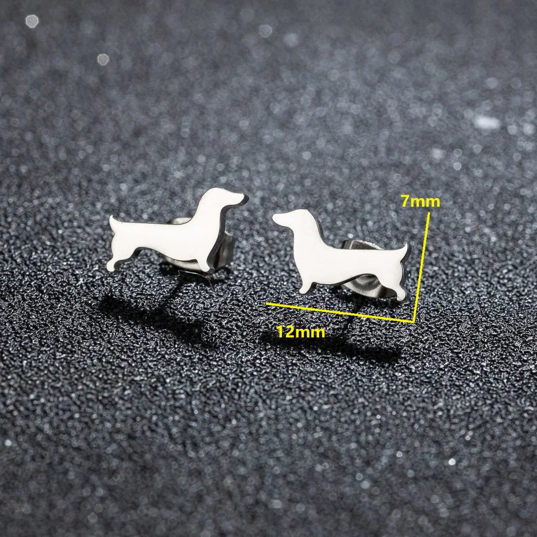 Dachshund - Charming Minimalist Earrings