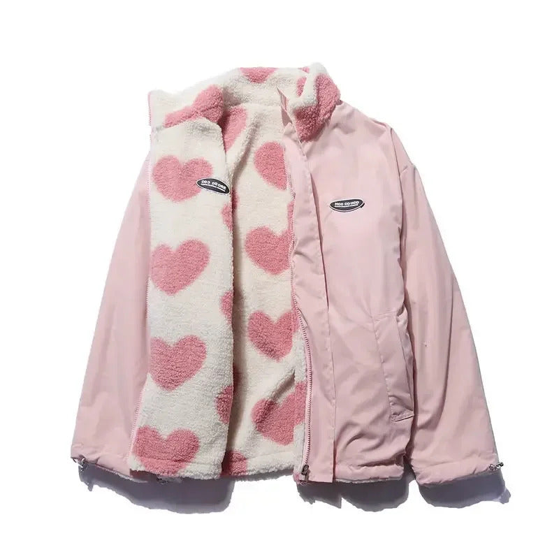 Cozy Heart Fleece Jacket