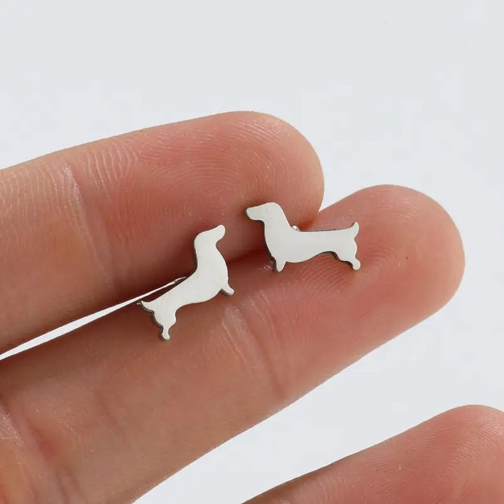 Dachshund - Charming Minimalist Earrings