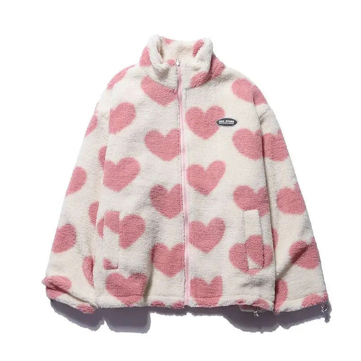 Cozy Heart Fleece Jacket