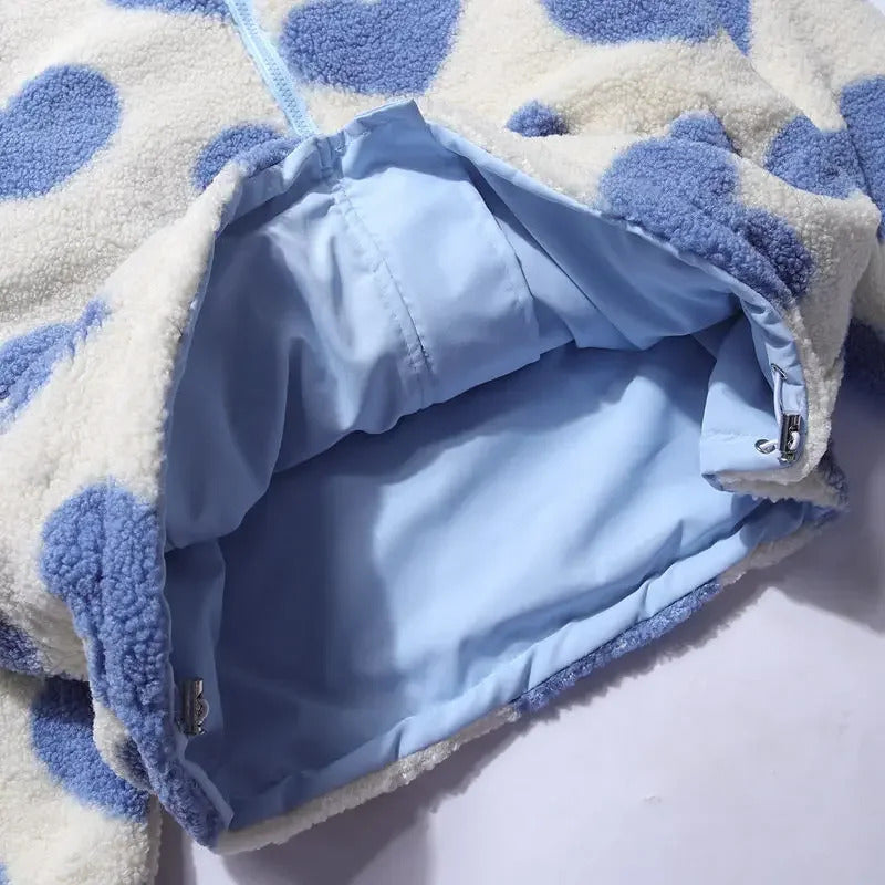 Cozy Heart Fleece Jacket