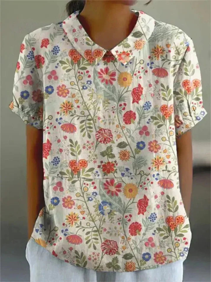 Inga | Stylish Casual Floral Blouse