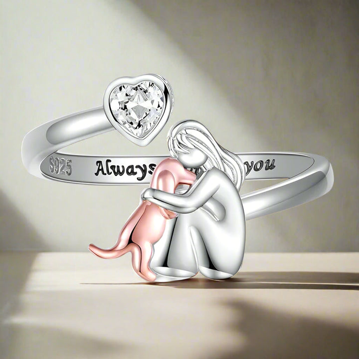 Heartfelt - Adjustable Dog Love Ring